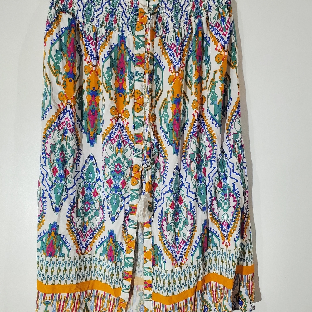 Christian Siriano Colorful Midi Skirt - Picture 9 of 9